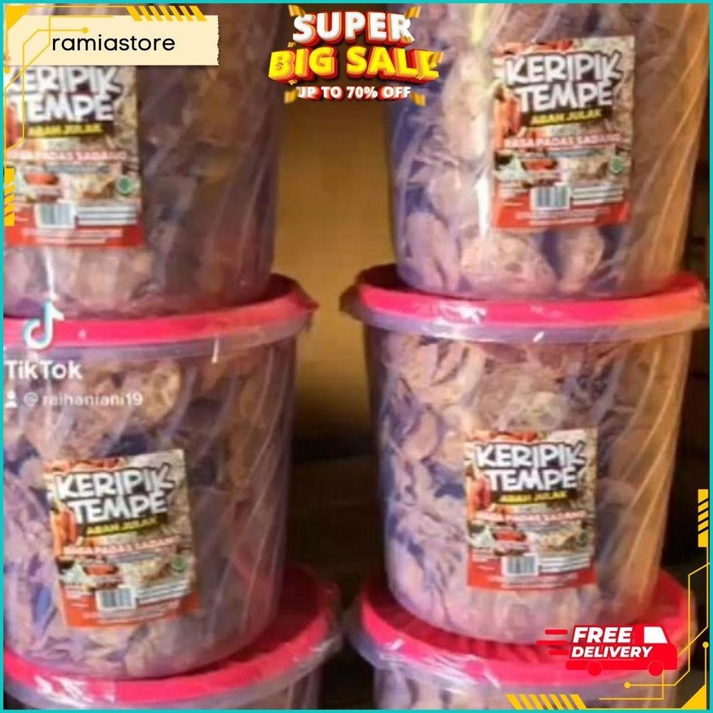 

Keripik Tempe Toplesan Termurah Banget