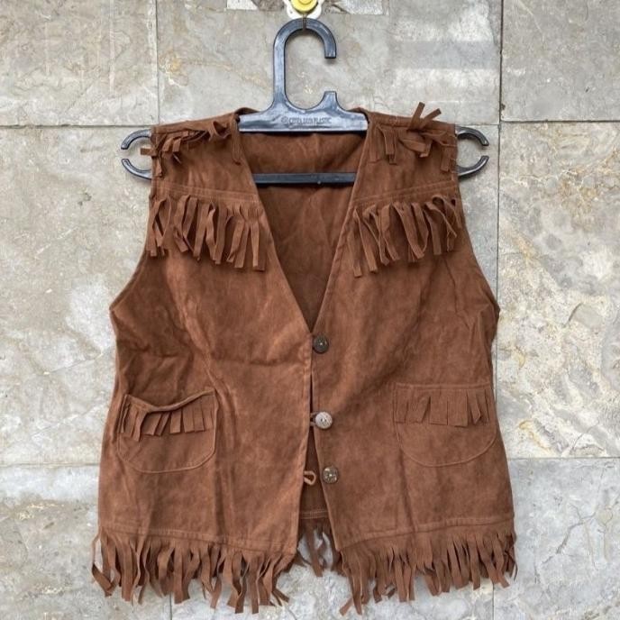 rompi coboi coboy cowboy koboy koboi costume kostum indian .