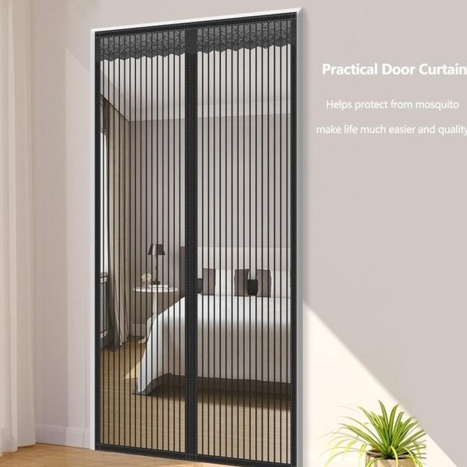 Tirai Magnet Anti Nyamuk 120x240cm / 100x220cm/ 90x210cm