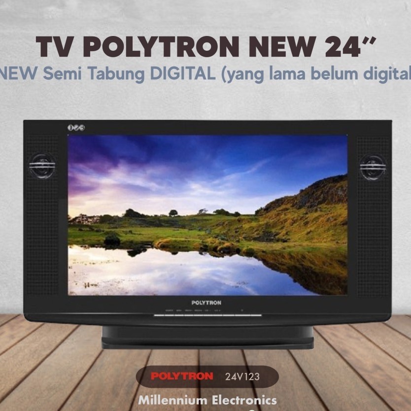 LED TV POLYTRON PLD-24V123 SEMI TABUNG 24 INCH 24V123 DIGITAL 24 inch