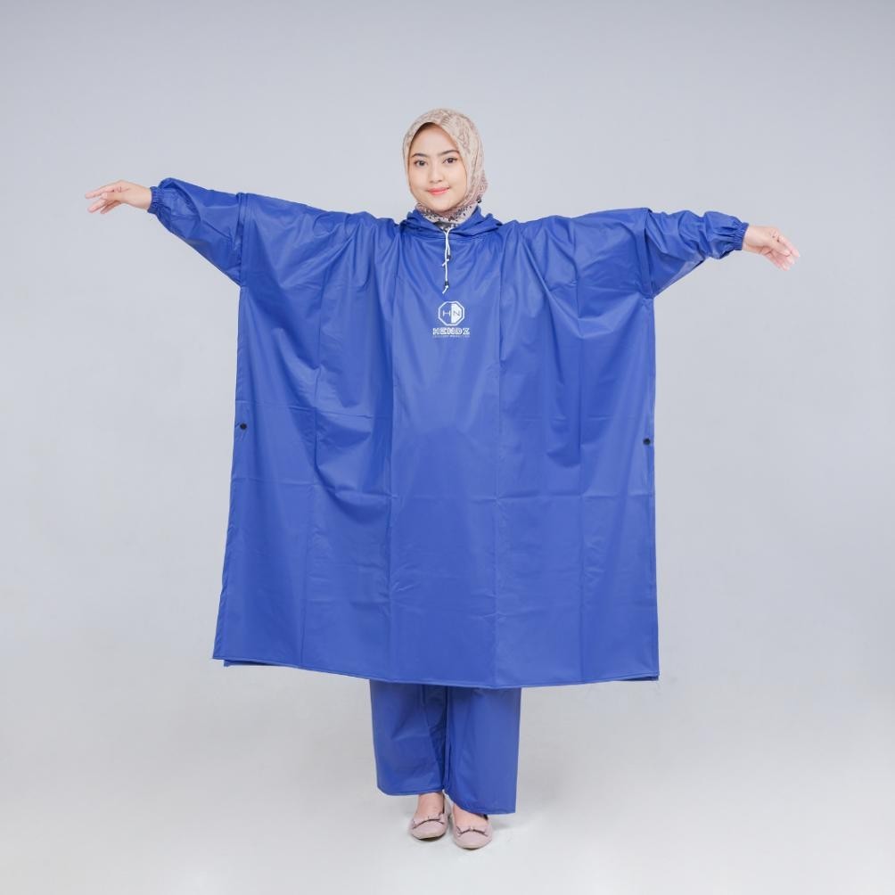 BISA COD Jas Hujan Jumbo Mantel Hujan Ponco Kelelawar JUMBO Pria Wanita Original HENDZ d-54