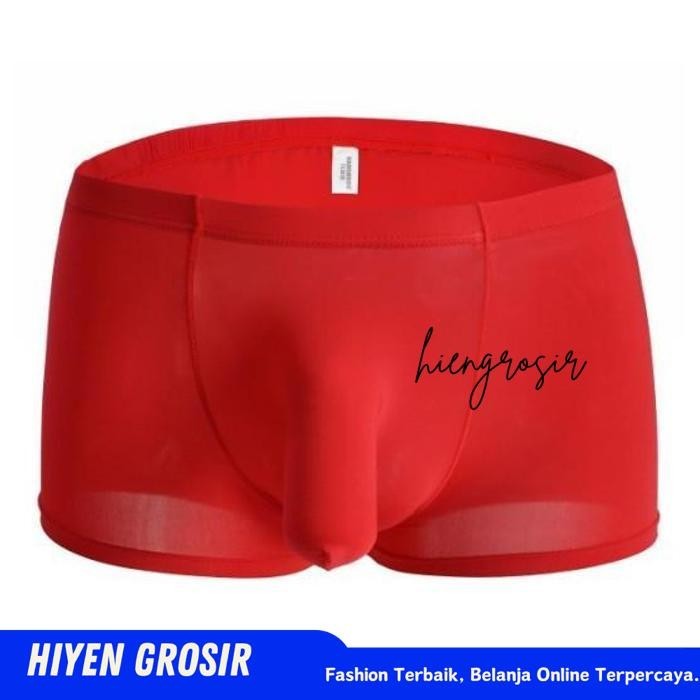 MEN BOXER BELALAI PRIA CELANA DALAM BELALAI PRIA RED    HIYEN GROSIR VIRAL!! !