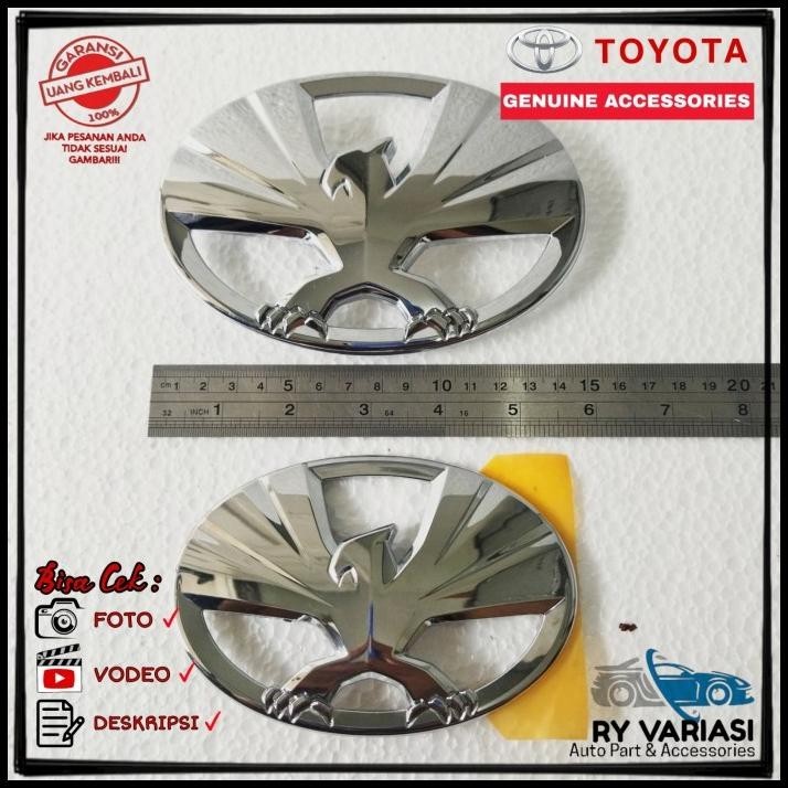 GRATIS ONGKIR LOGO GRILL DEPAN TOYOTA CALYA/ TOYOTA AGYA/ EMBLEM LOGO GARUDA ORI 