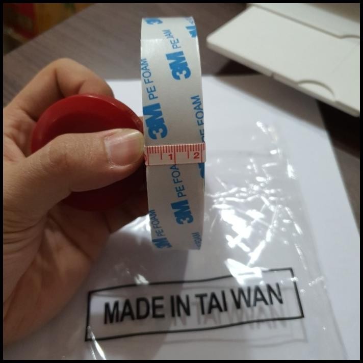 

HOT DEAL DOUBLE TAPE 3M ORIGINAL 2CM X 4.5M FOAM PUTIH !!!!!!!