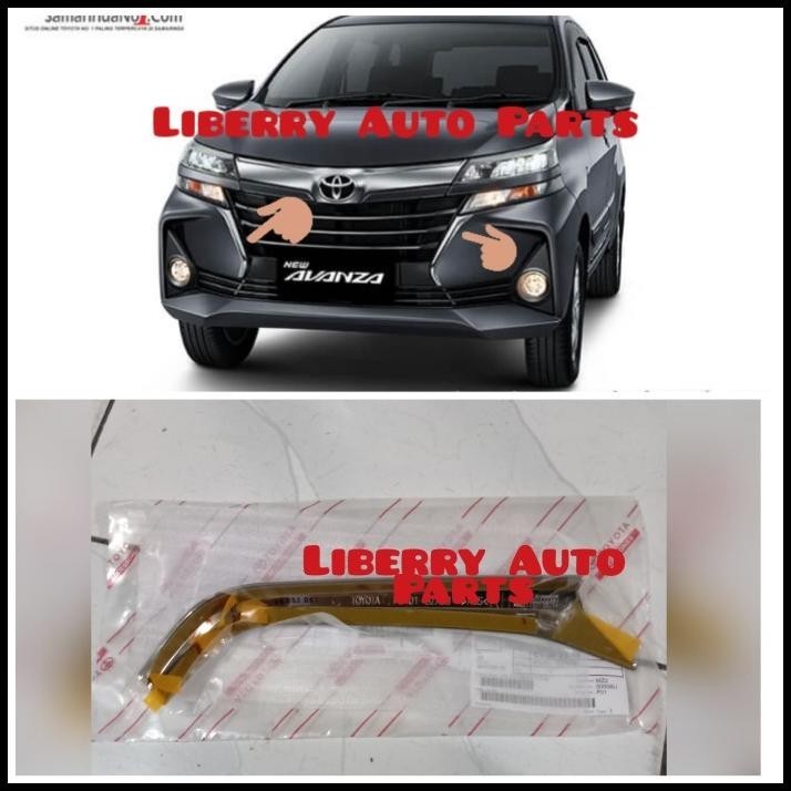 TERBARU LIS / LIST / GRILL / CROME / BEMPER DEPAN ALL NEW AVANZA 2019 ORIGINAL 