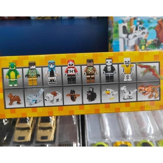 Enm Bricks Chaobao 5636 Dinosaur World Edukasi Anak Brick Minecraft