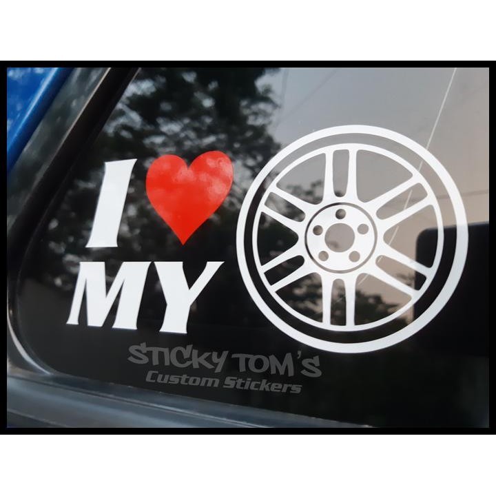 

GRATIS ONGKIR STIKER I LOVE MY ENKEI RPF 1 !!!!!