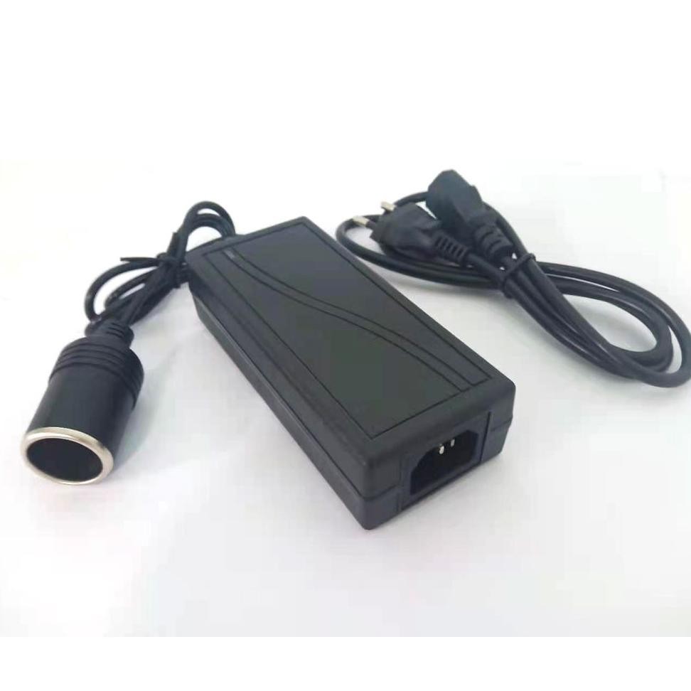 SGH - ADAPTOR POMPA BAN MOBIL DAN VACUUM CLEANER CONVERTER AC DC 220V AC 12 V DC 5 AMPERE MULTIFUNGS