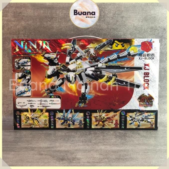 BRICK BLOCK NINJA GO DRAGON ADVANTURE FIGURE MAINAN EDUKASI ANAK