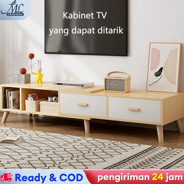 MH Meja TV 180CM Rak TV Minimalis Modern Murah Lemari TV Jumbo Meja TV Kayu Rak Tv Lemari TV