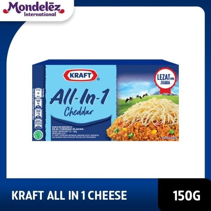 

Terlaris Paling Murah Kraft All In 1 Cheese Keju 150G Ready Stok