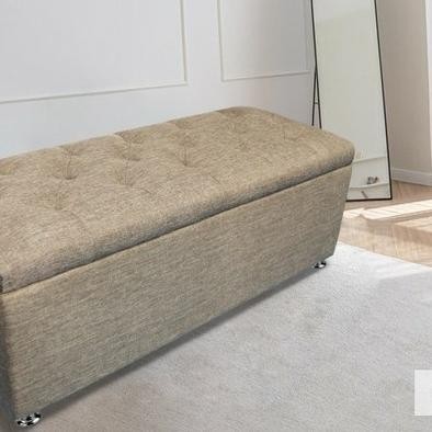 Puff Sofa Storage / Kotak Panjang