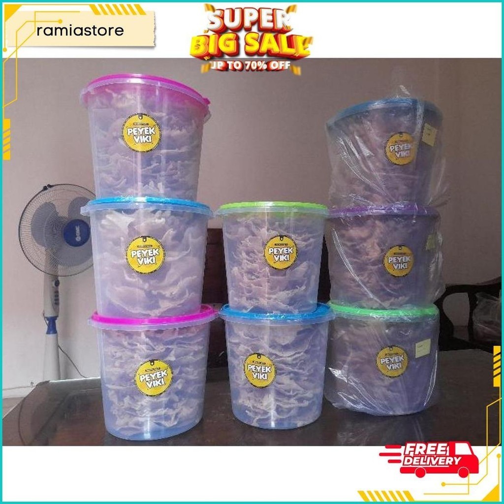 

Peyek Rebon Ukuran Toples 5L Siap Kirim