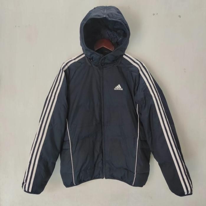 ADIDAS PUFFER OUTDOOR JACKET SIZE S FIT M JAKET GUNUNG PRIA