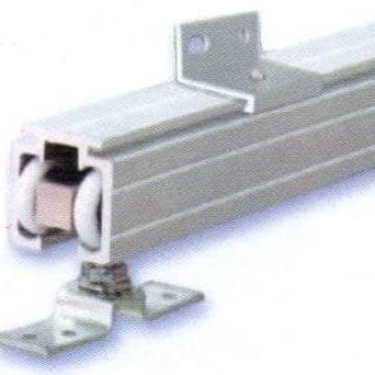 D6 Rel Pintu Gantung Aluminium Kayu Dekson 3 Meter Double Sliding