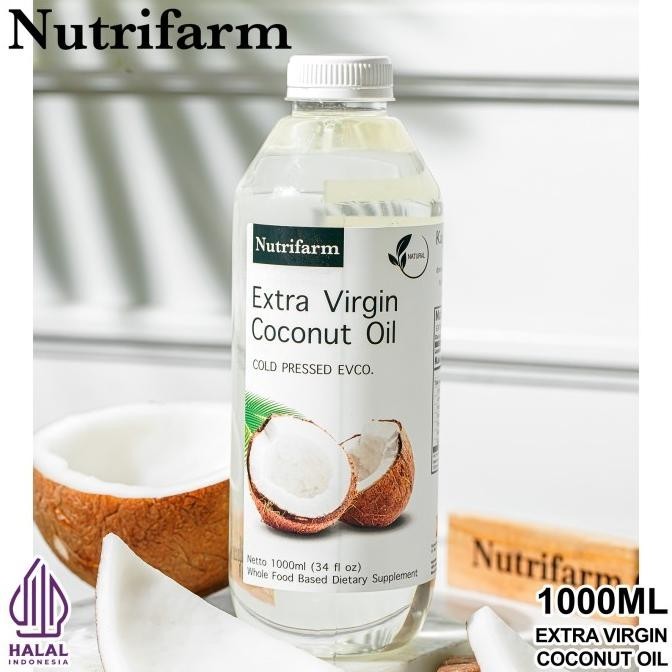 

EXTRA VIRGIN COCONUT OIL 1000ML COLD PRESSED RAMBUT / MINYAK KELAPA H32T