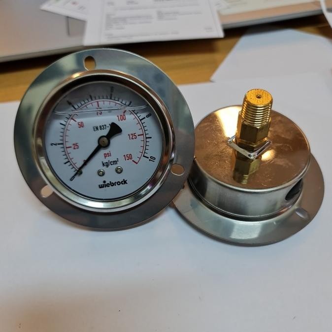 Pressure Gauge Payung Stainless 2 1/2" (Inch) 0 - 10 Bar