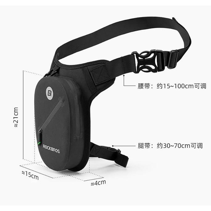 Waist Bag Rockbros As-081 Tas Pinggang Sling Bag Tas Bersepeda  Ready