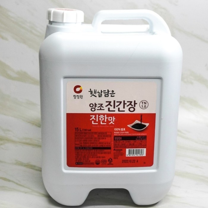 

Ganjang Soy Sauce Hs Jin Kecap Asin Korea 15L (Kemasan Pabrik) Asli