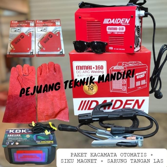 Mesin Las Daiden Mmai 160 / Trafo Las Inverter Daiden Mma 160