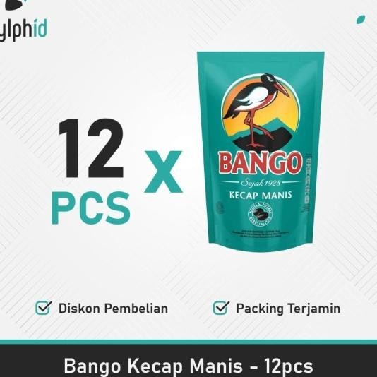 

1 Dus Bango Kecap Manis 520 Ml / Soy Sauce Refill 1 Karton (12 Pcs)
