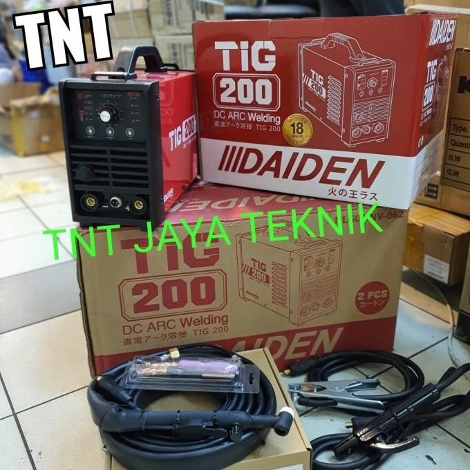 Mesin Las Argon Daiden Tig 200 Pulse / Trafo Las Argon Daiden Tigi 200