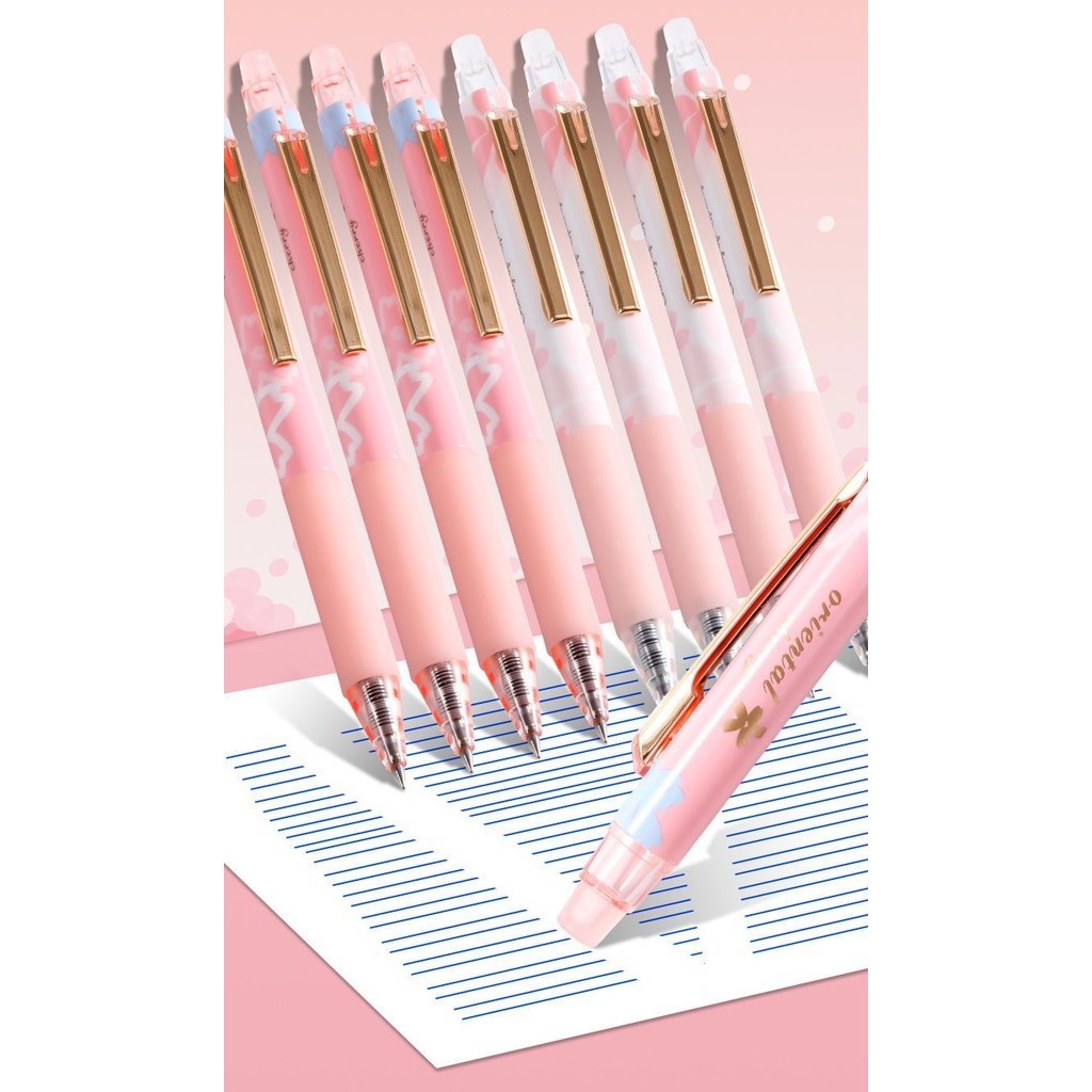 

Tekan Pena Yang Dapat Dihapus Kapasitas Besar Menggosok Mudah untuk Menghapus Bola Pena