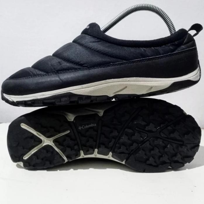 SEPATU OUTDOOR SLIP ON COLUMBIA (BLACK) ORIGINAL