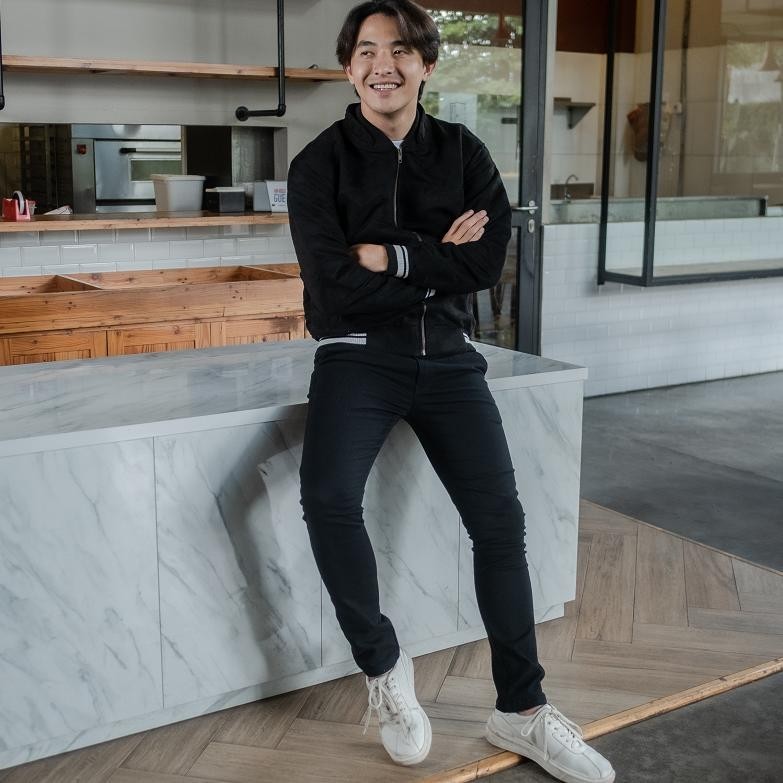 Jaket Pria Keren Suede Prime Pria Pria Suede Black