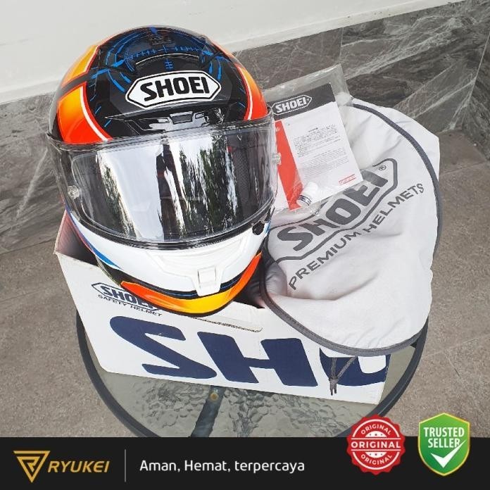 HELM SHOEI X14 DE ANGLELIS FULL FACE HELMET ORIGINAL 100%