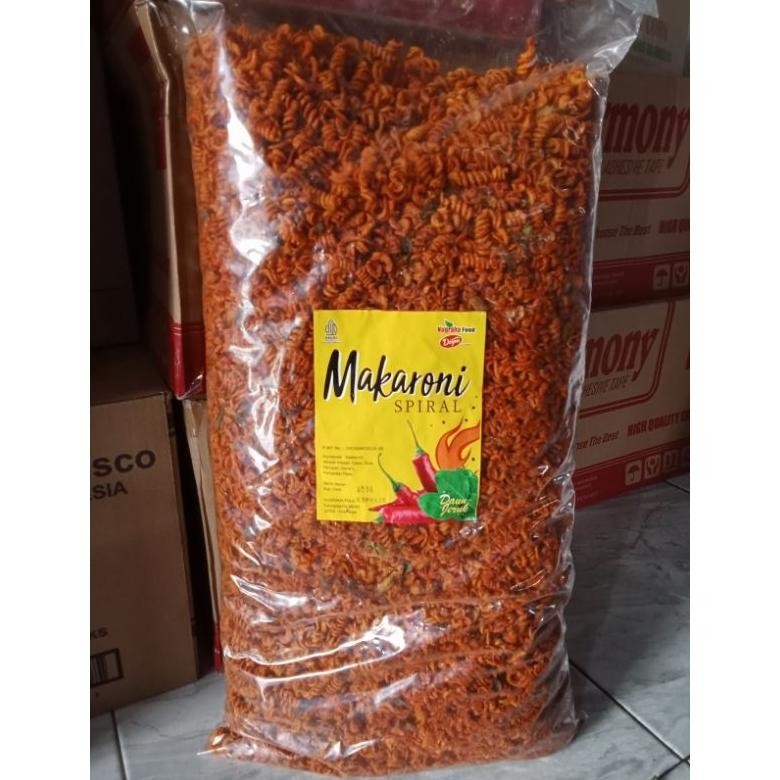

ul-64 Makaroni SPIRAL pedas DaunJeruk 1 KG Berkualitas