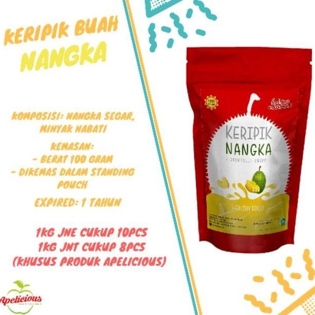 

Oh34 APELICIOUS KERIPIK BUAH NANGKA PREMIUM / KRIPIK OLEH-OLEH KHAS MALANG Hemat