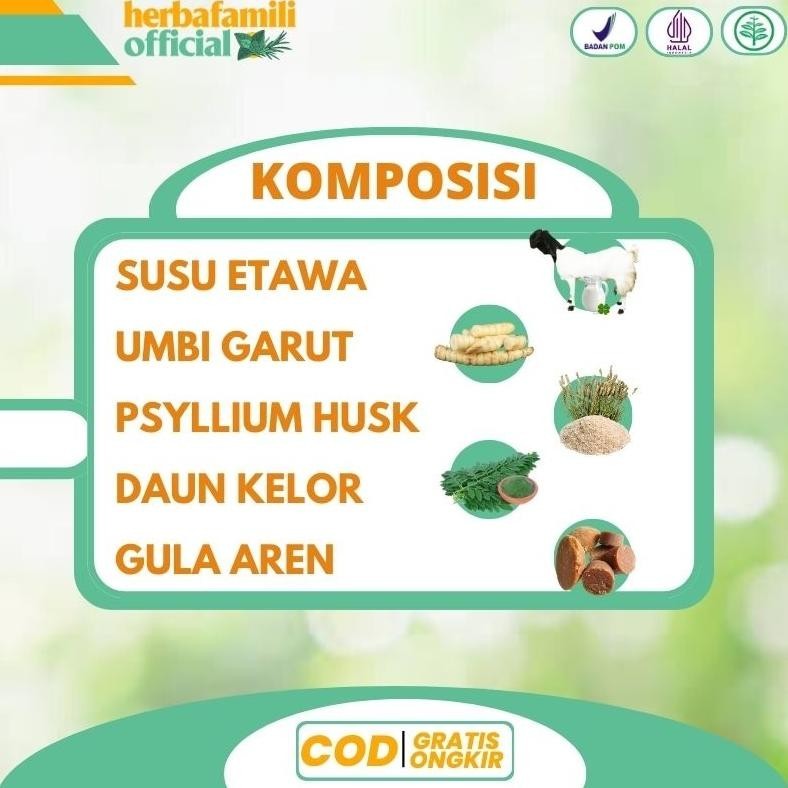 

iQ45 NUTRIFLAKES Sereal Umbi Garut Atasi Asam Lambung ORIGINAL Official Store Psylium Husk Daun kelor Original