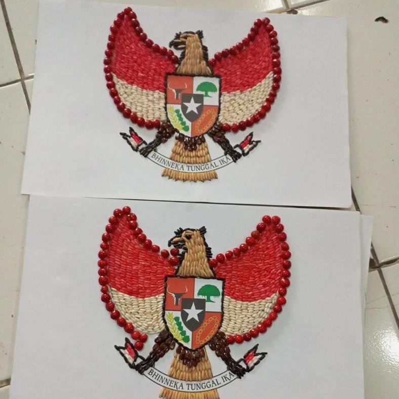 

NI06 Kolase Tema Kemerdekaan Garuda Pancasila Murah