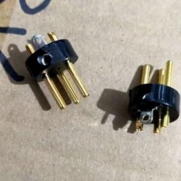 KONEKTOR MIC WARNA EMAS PLUS BAUT