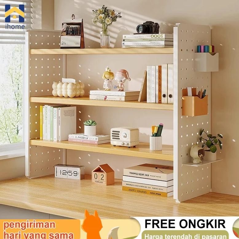 Rak Meja Stationery Rak Desktop Storage Rak Organizer Multi-Lapis Rak Polaroid Rak Buku Desktop