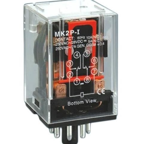 RELAY AC 220V 8 KAKI BULAT / 8 PIN