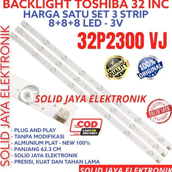 Backlight Toshiba 32P2300 Vj 32P2300Vj 32 P 2300 8K 3V Bl Lampu Led Tv