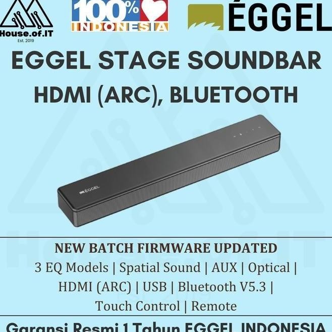 GROSIR EGGEL STAGE SOUNDBAR HDMI ARC SOUNDBAR BLUETOOTH EGGEL SPEAKER 2807T