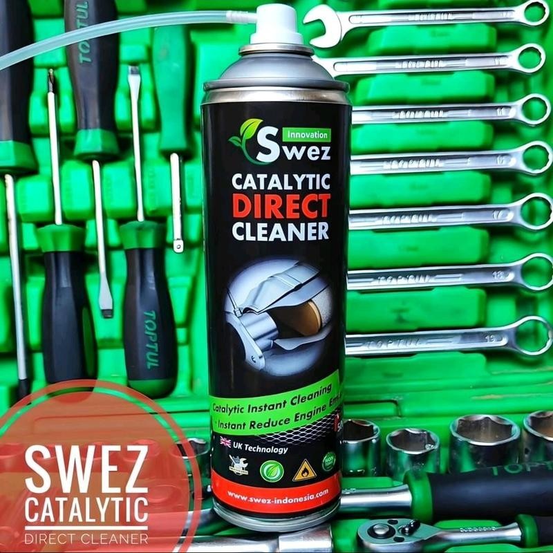 Swez Catalytic Direct Cleaner 500ml | Formula Pelarut Kerak Sulfur, Pelarut Kerak Air & Pelarut Kera