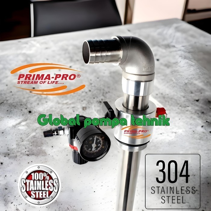 DRUM PUMP PNEUMATIC STAINLES 304 PNEUMATIC DRUM PUMP SUS 304 40MM