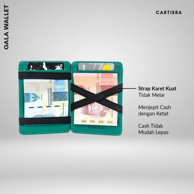 Cartiera - GALA Wallet - Dompet Pria Dompet Wanita (Kartu & Uang) PS