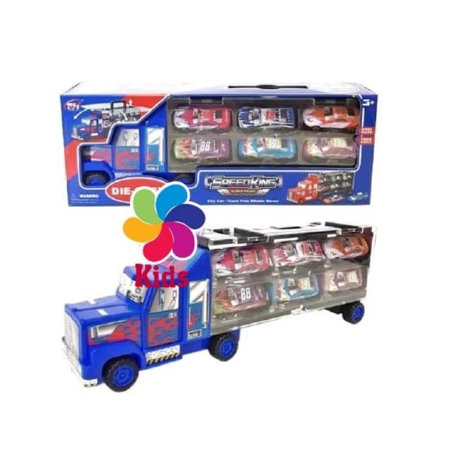 Fhare Mainan Mobil Truck Optimus Prime Set Diecast Truck Optimus