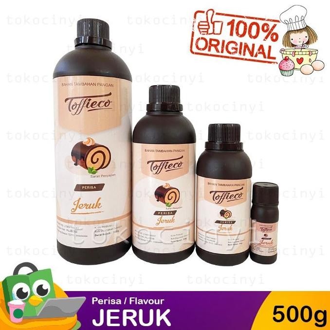Toffieco Flavour / Perisa - Jeruk / Orange 500 Gr
