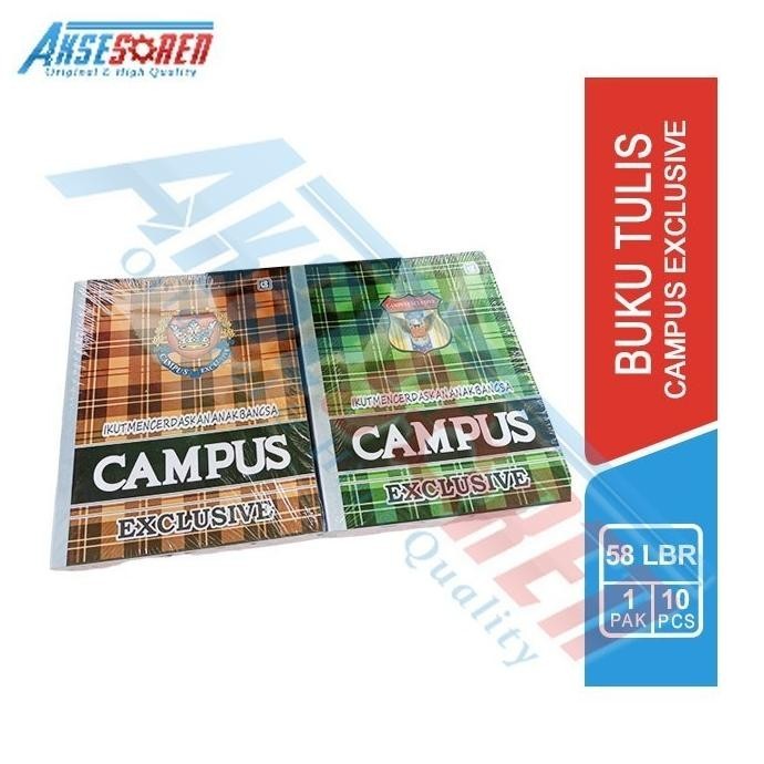 

BUKU TULIS SEKOLAH CAMPUS 58 LEMBAR 1 PACK / CATATAN KAMPUS KWARTO A5 BUKU TULIS SEKOLAH ANAK TERLARIS TERBARU ASLI TERMURAH BERKUALITAS BAGUS GROSIR COD BAYAR DI TEMPAT