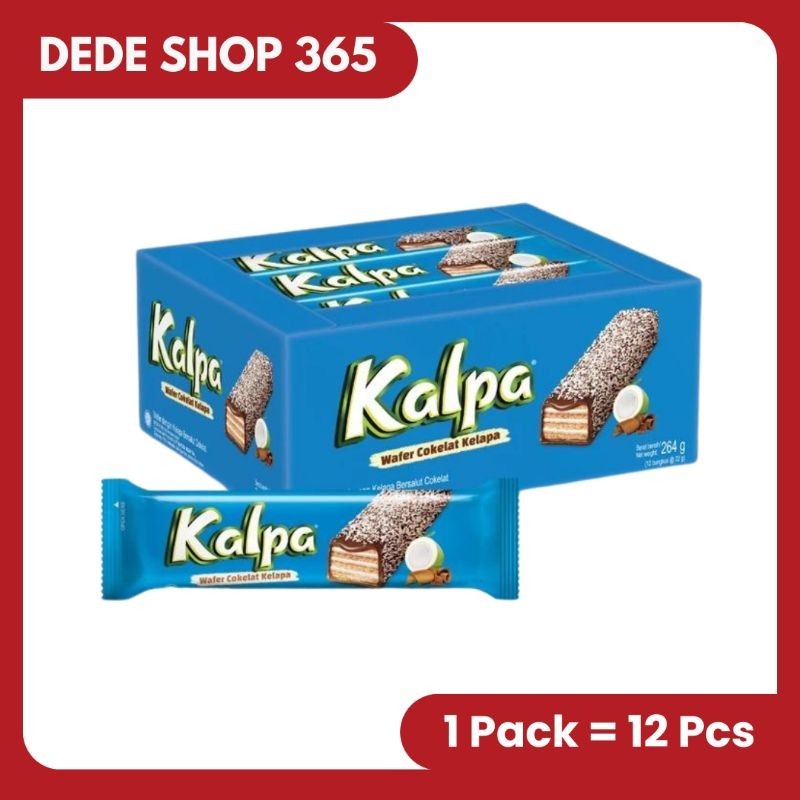 

Kalpa Wafer Cokelat Kelapa - box 12 pcs x 24gr