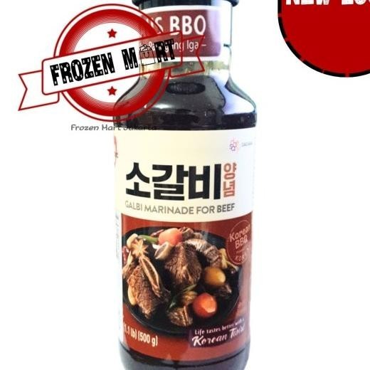 

Chung Jung One Beef Galbi / Saus Bbq Korea / Perendam Daging 500 Gr