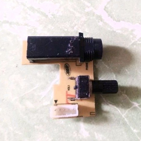 Saklar Potensio Mixer Volume Mic PCB Konektor Mic