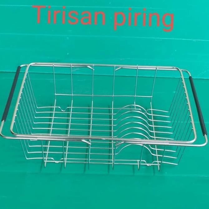 Rak Tirisan Piring Wastafel Cuci Piring Stainless