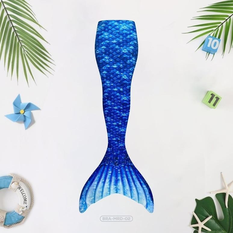 Ori Kostum Mermaid Baju Putri Duyung Baju Renang Anak Perempuan 1-9 Tahun High Qualiy